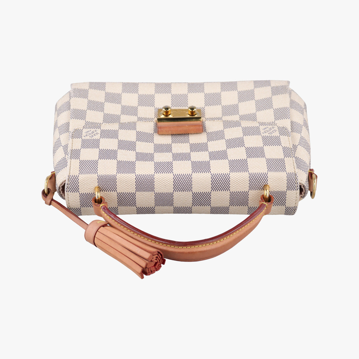 CROISETTE Azur Damier Canvas N41581 IC Chipクロワゼット アズール ダミエキャンバス N41581 ICチップ