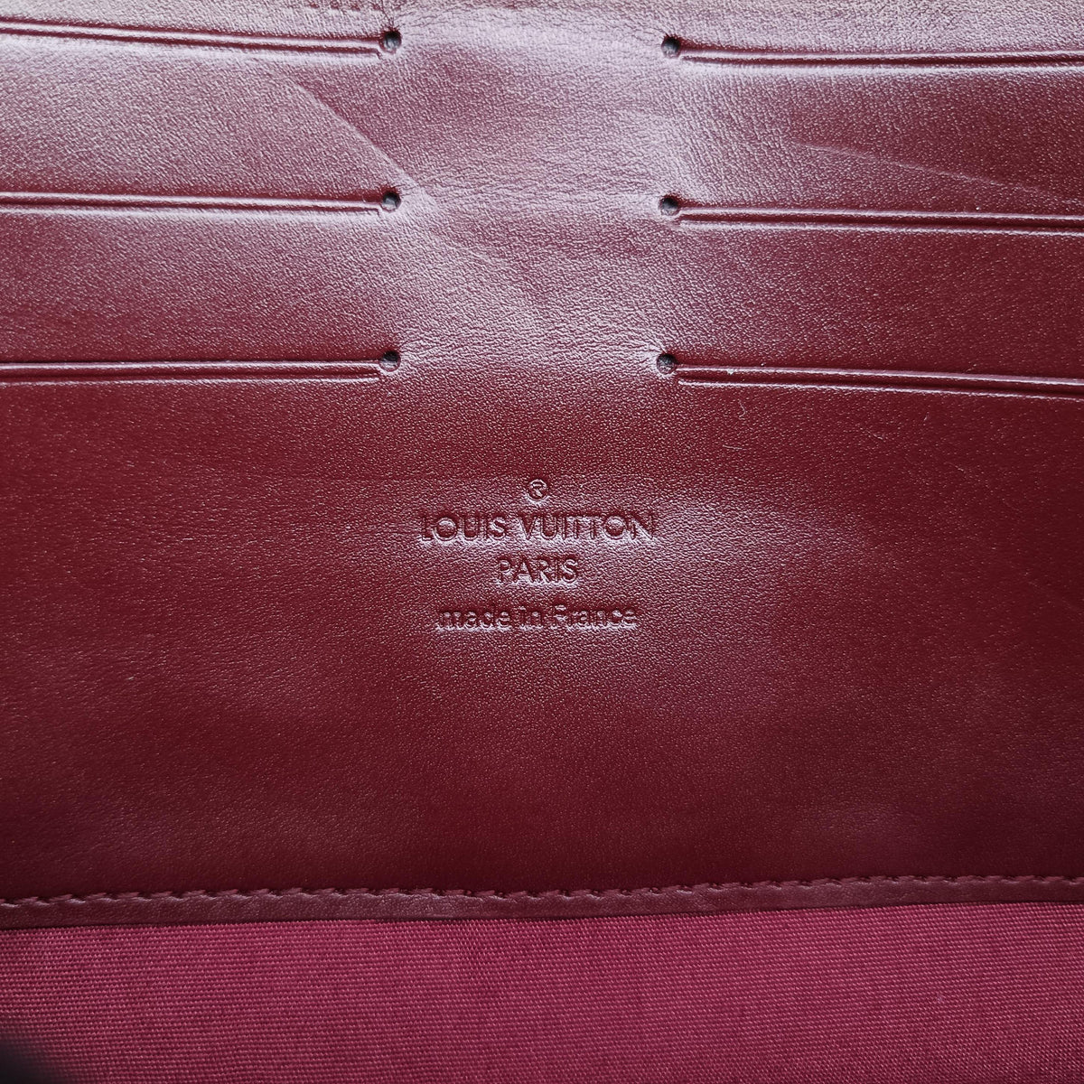 Pre-owned Louis Vuitton Rossmore MM Amarante Vernis M91550 shoulderbag | stylenewstar