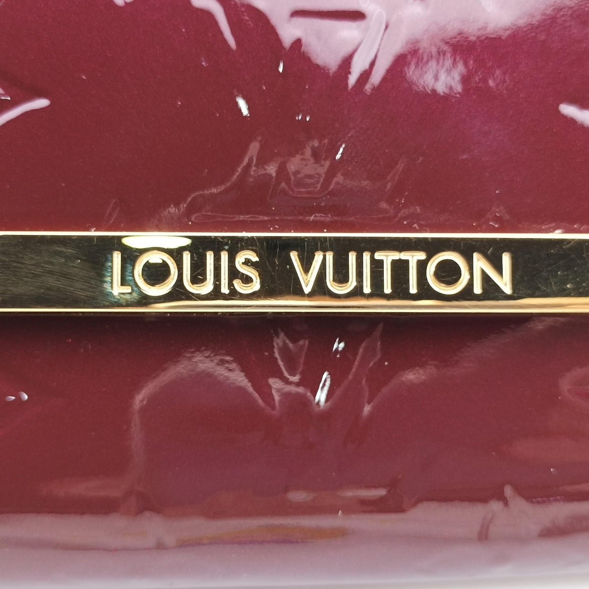 Pre-owned Louis Vuitton Rossmore MM Amarante Vernis M91550 shoulderbag | stylenewstar
