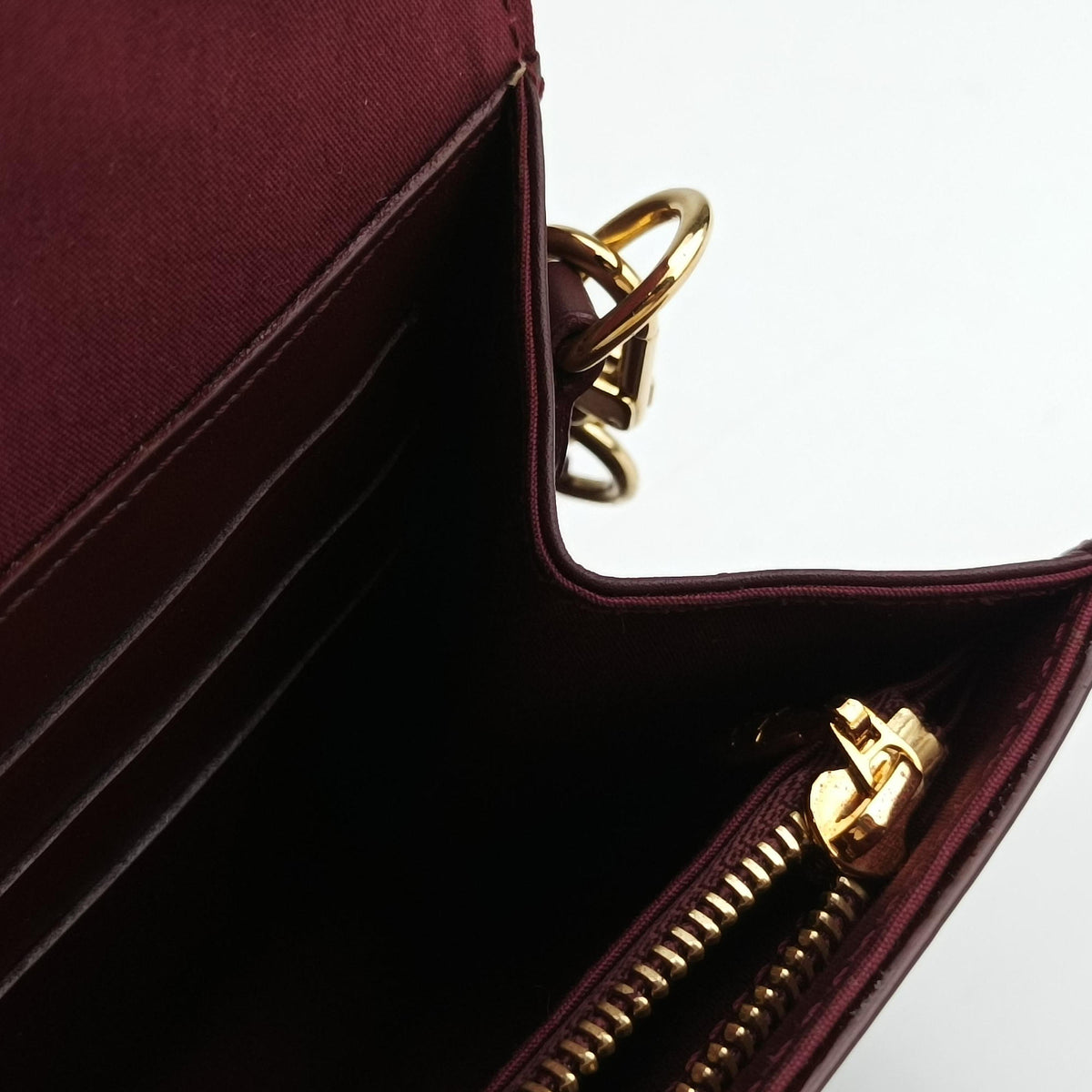 Pre-owned Louis Vuitton Rossmore MM Amarante Vernis M91550 shoulderbag | stylenewstar