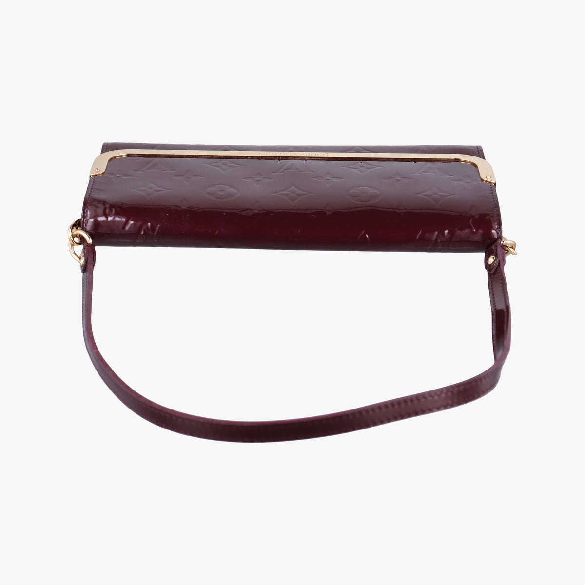 Pre-owned Louis Vuitton Rossmore MM Amarante Vernis M91550 shoulderbag | stylenewstar