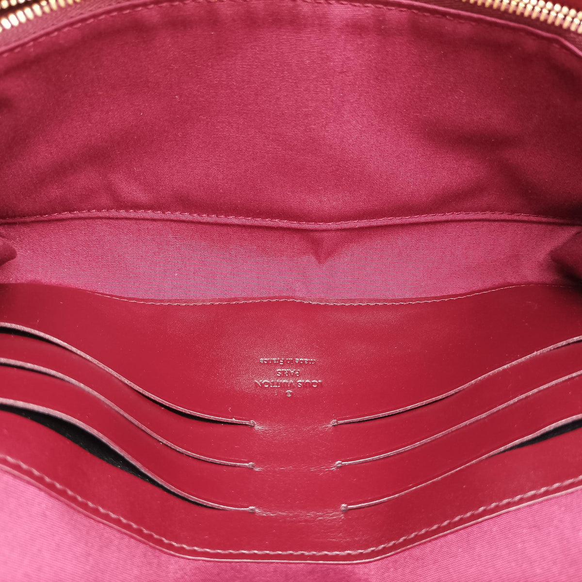 Pre-owned Louis Vuitton Rossmore MM Amarante Vernis M91550 shoulderbag | stylenewstar