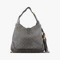 Pre-owned Gucci New Jackie Grey Leather 246907 shoulderbag | stylenewstar