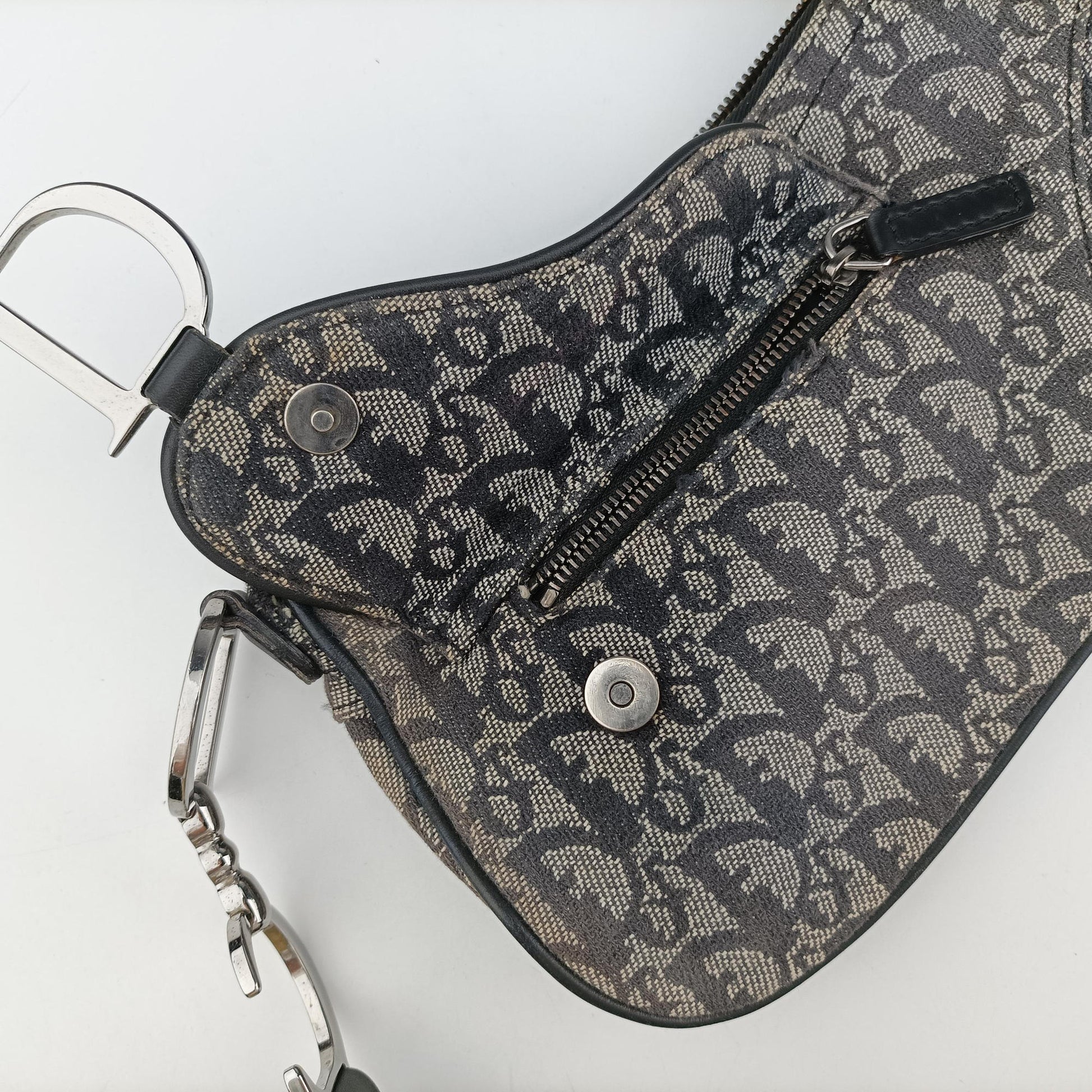 Trotter Double Saddle Grey×Brown Jacquard 07RU 0044トロッター ダブル サドル グレー×ブラウン ジャガード 07RU 0044