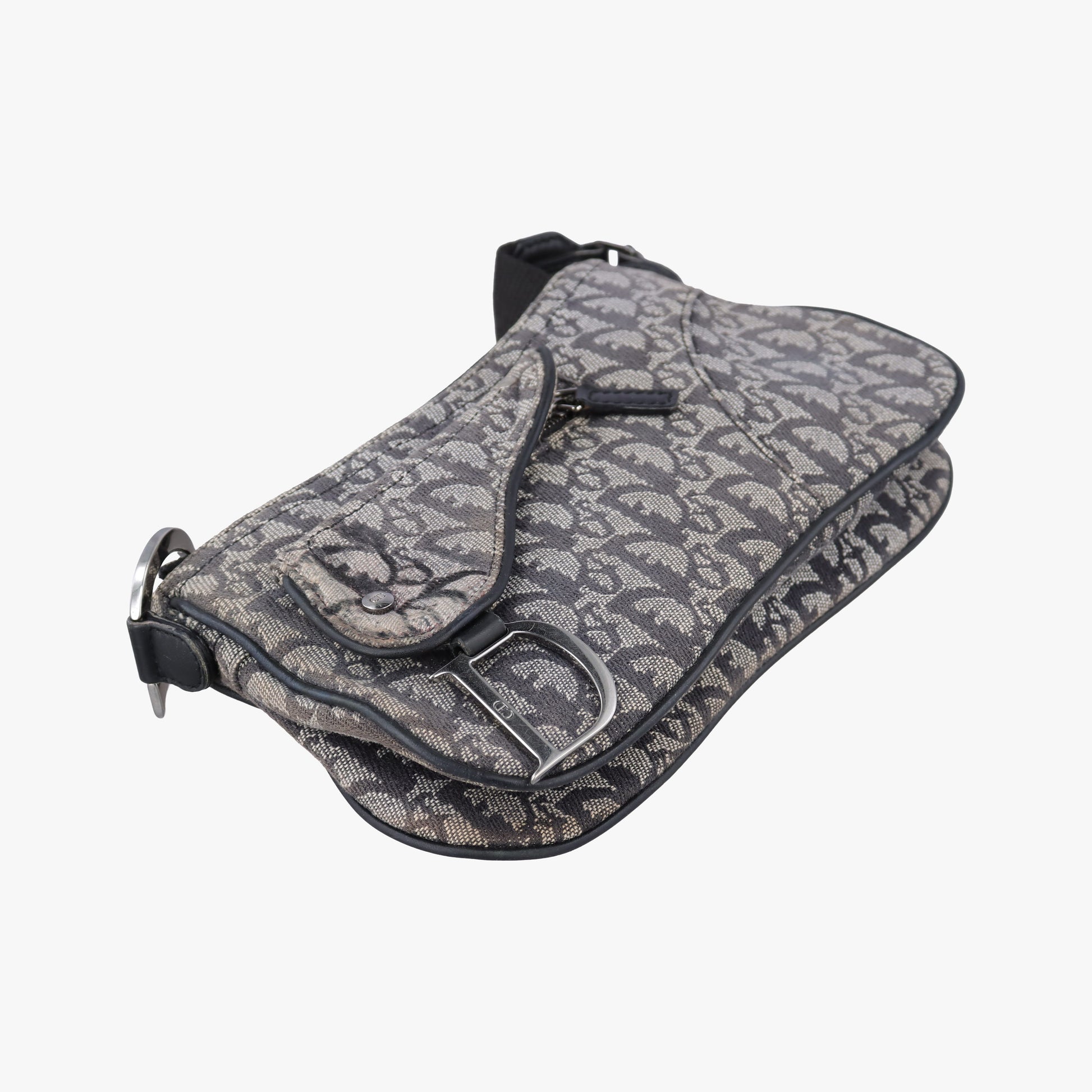 Trotter Double Saddle Grey×Brown Jacquard 07RU 0044トロッター ダブル サドル グレー×ブラウン ジャガード 07RU 0044
