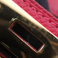 Collier de chien Red×golden Leather × GP S □P Bコリエ ド シアン レッド×ゴールド レザー×GP S □P B