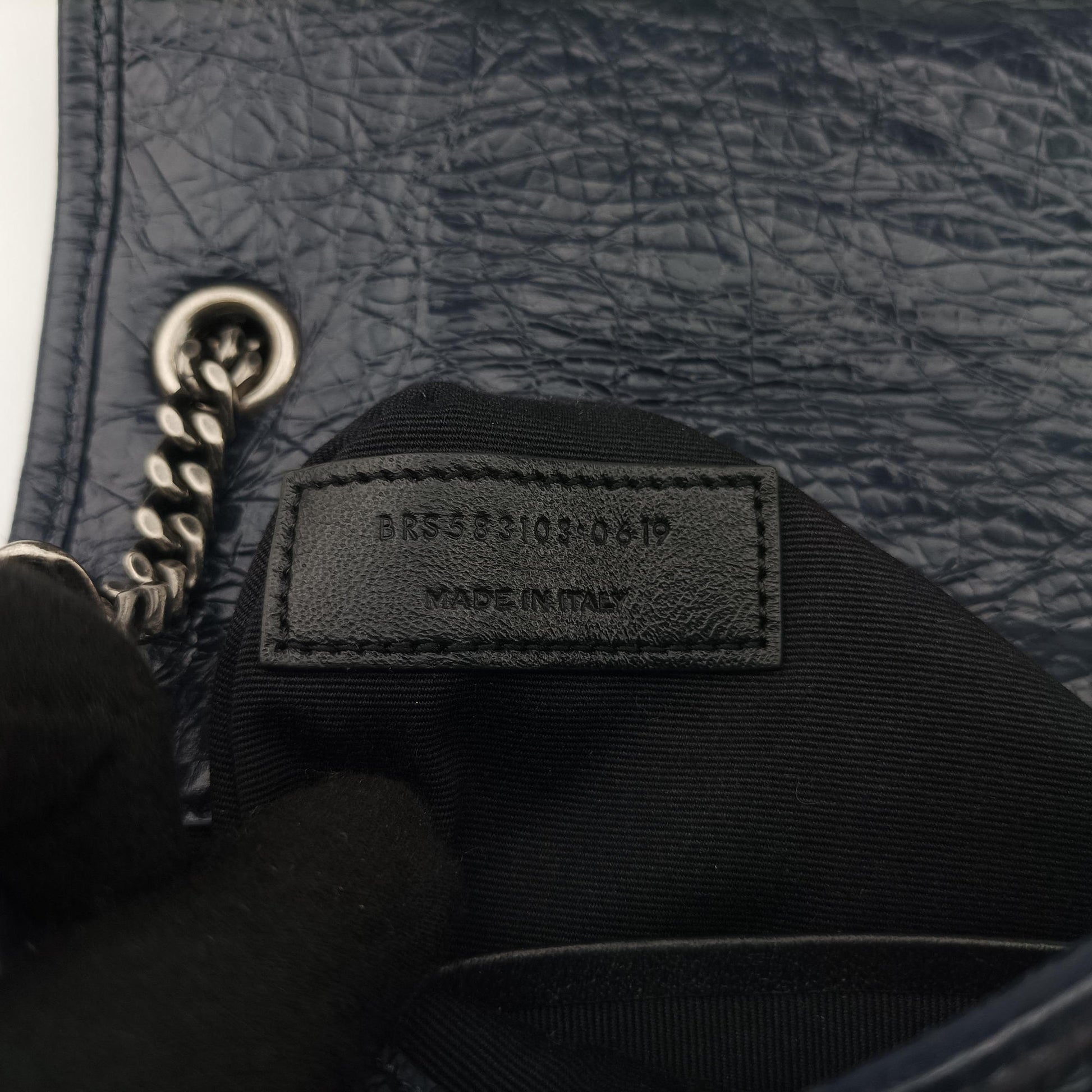 Niki Navy Leather 583103 BRS583103.0619ニキ ネイビー レザー 583103 BRS583103.0619