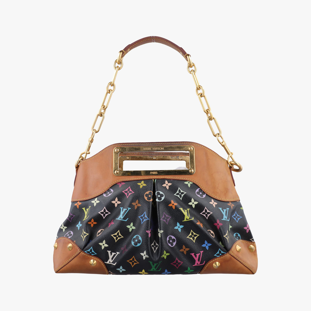 Pre-owned Louis Vuitton JUDY MM Noir Monogram Multicolor M40256 shoulderbag | stylenewstar