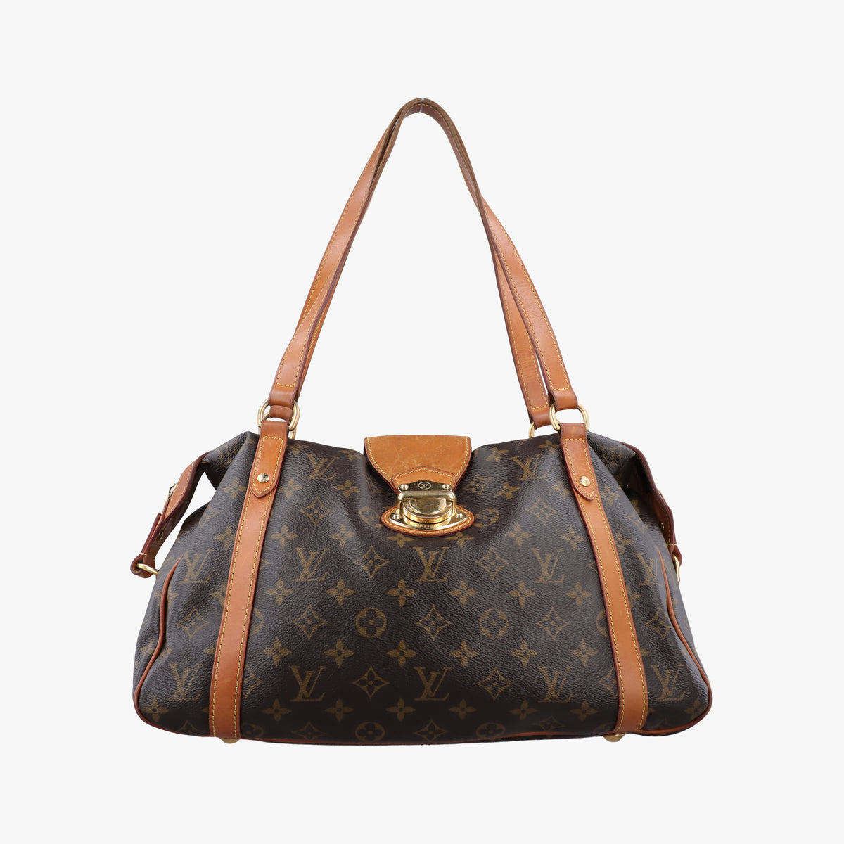 Secondhand Louis Vuitton STRESA PM brown Monogram Canvas M51186 handbag | stylenewstar