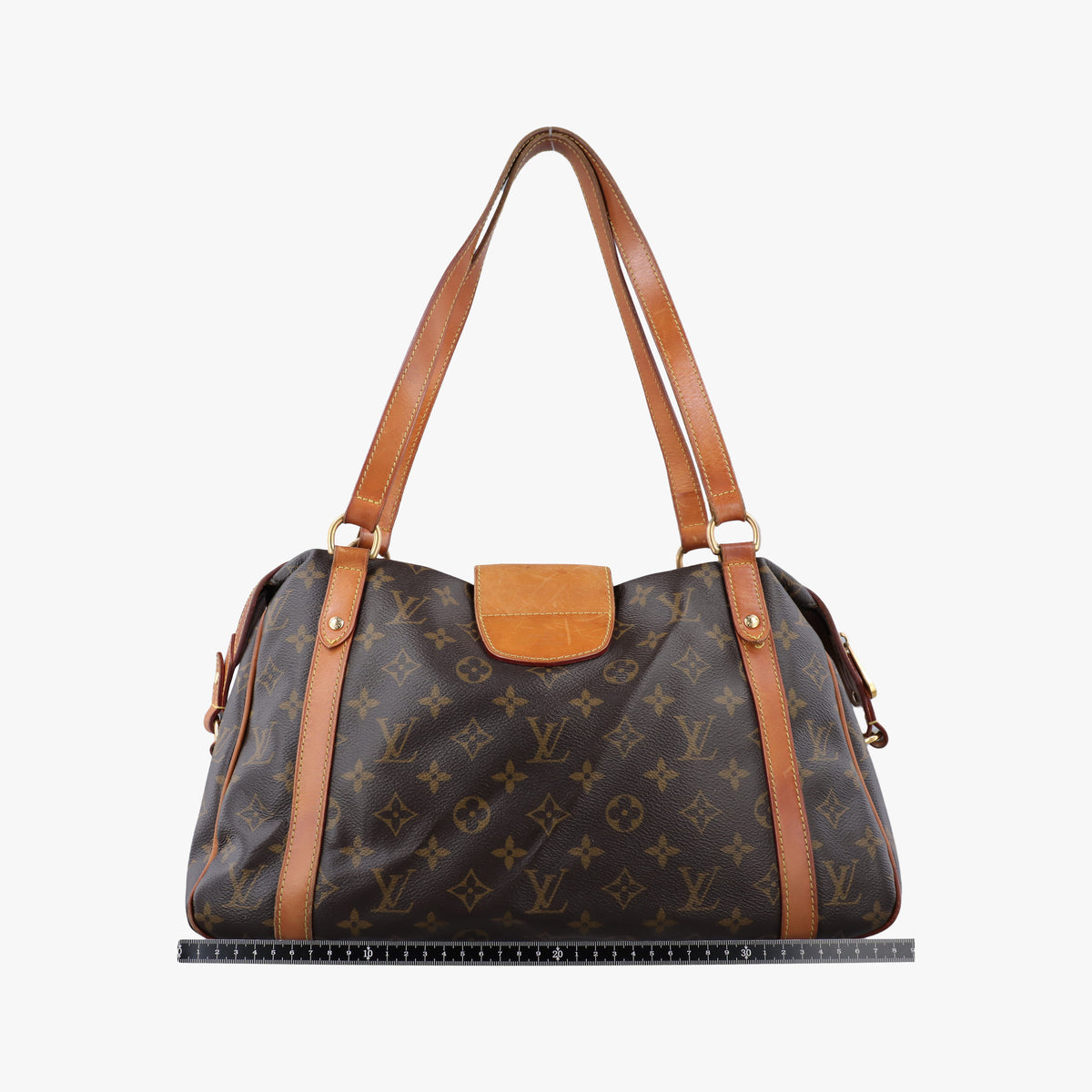 Secondhand Louis Vuitton STRESA PM brown Monogram Canvas M51186 handbag | stylenewstar