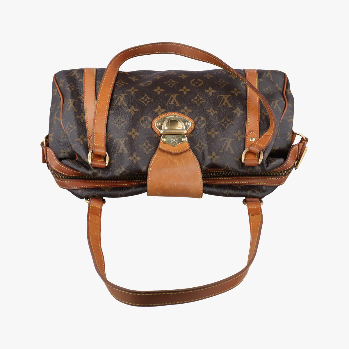 Secondhand Louis Vuitton STRESA PM brown Monogram Canvas M51186 handbag | stylenewstar