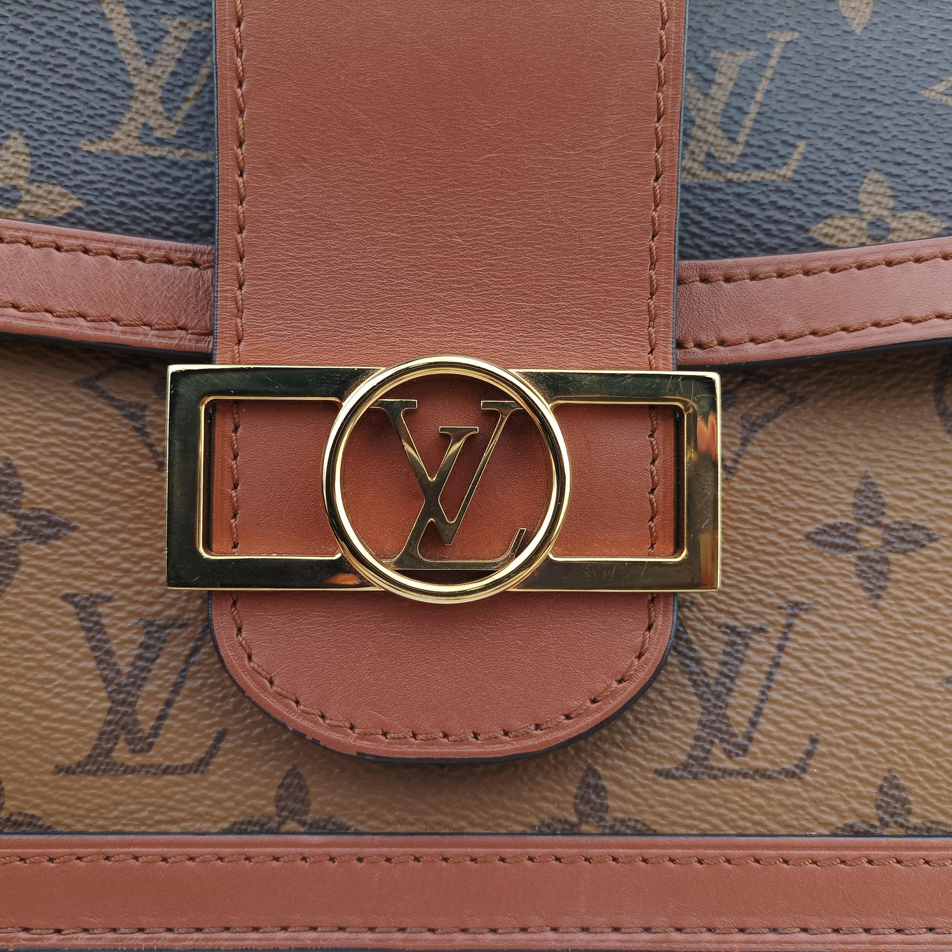 DAUPHINE brown Monogram Reverse M45958 FL3139 IC Chipドーフィーヌ モノグラム/ブラウン モノグラム リバース M45958 FL3139 ICチップ