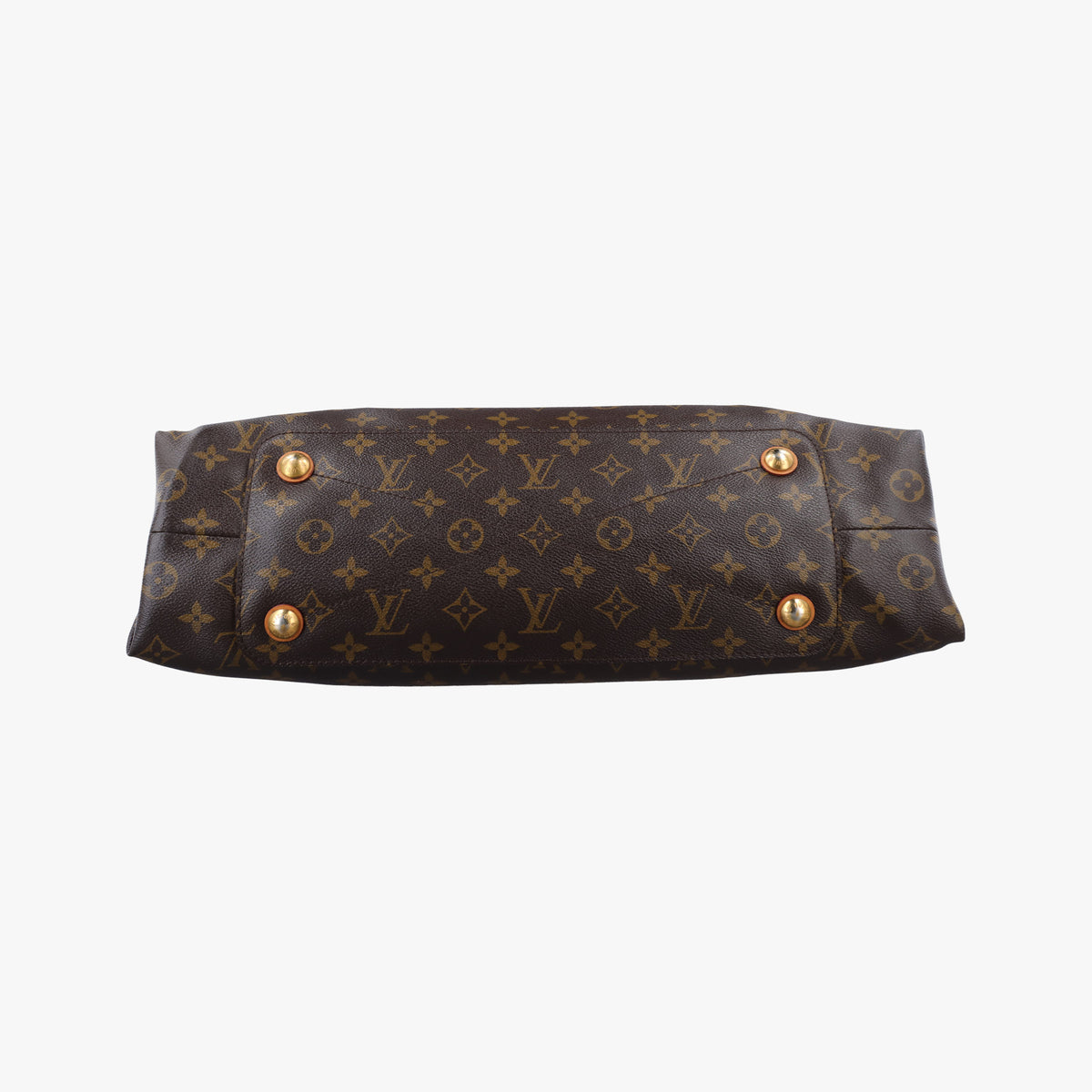 Secondhand Louis Vuitton OLYMPE Brown×QUETSCHE Monogram Canvas×calf leather M40926 handbag | stylenewstar