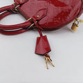 Pre-owned Louis Vuitton Alma BB pomme d'amour Vernis M91606 shoulderbag | stylenewstar