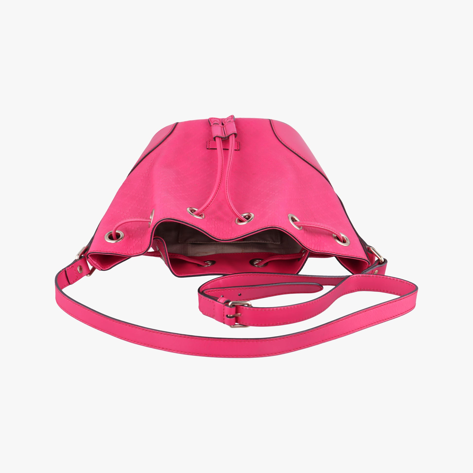 Bright Diamante Bucket Rose Leather 354229 I016082865ブライトディアマンテ バケット ローズ レッド レザー 354229 I016082865