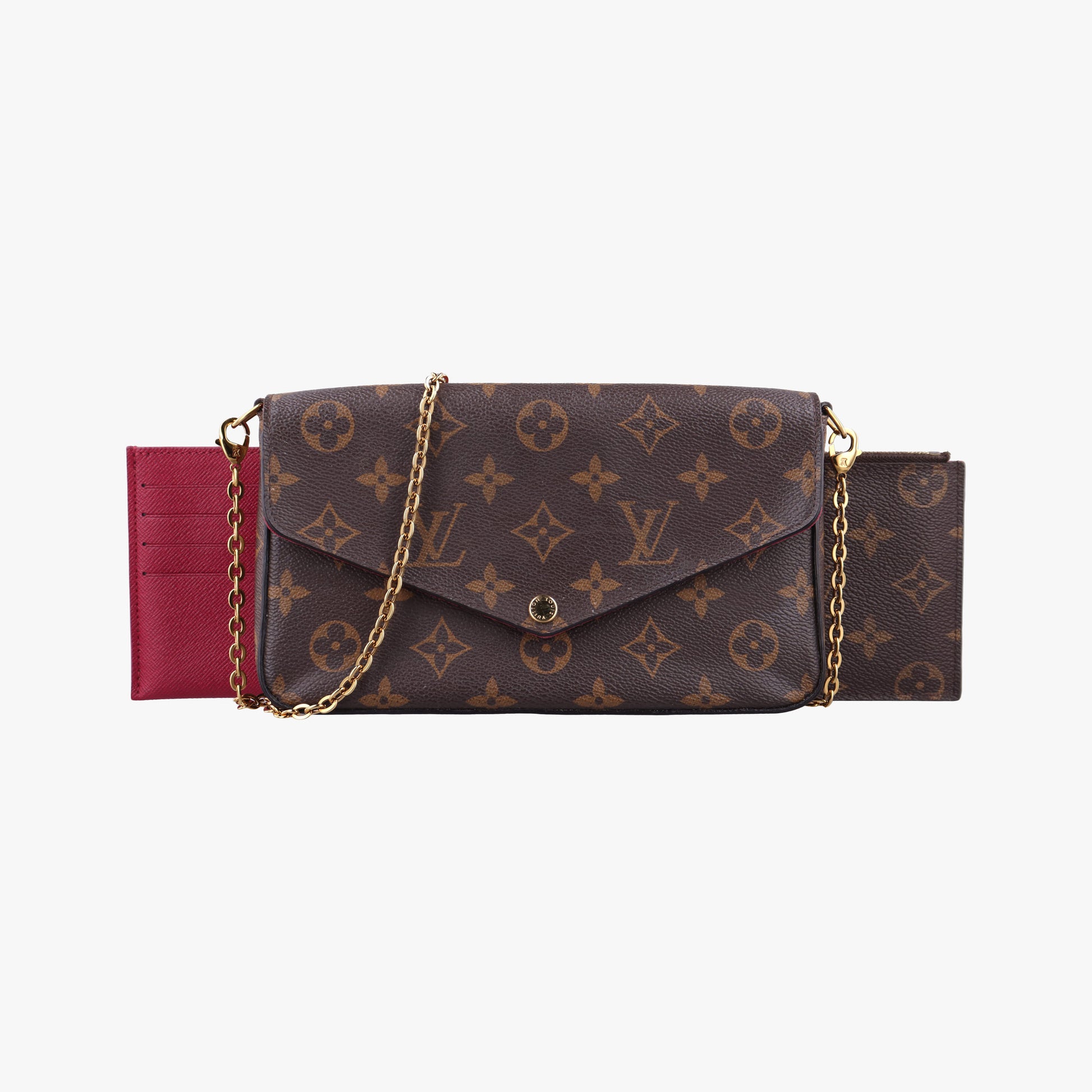 Pochette Felicie Brown Monogram Canvas M61276 CA3167ポシェット フェリシー モノグラム/ブラウン モノグラムキャンバス M61276 CA3167