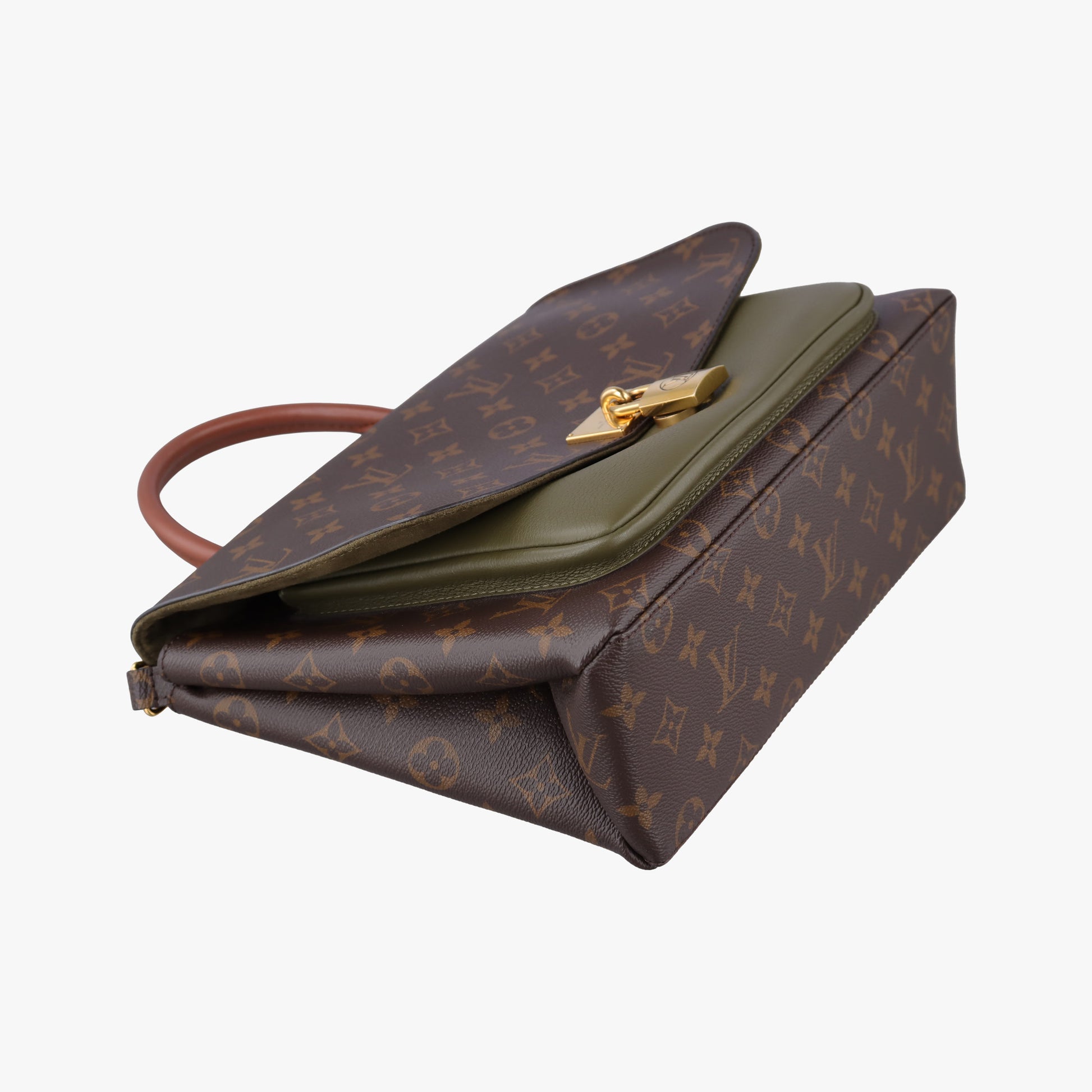 MARIGNAN brown×Khaki Monogram Canvas×calf leather M44286 AR4149 IC Chipマリニャン モノグラム/ブラウン×カーキ モノグラムキャンバス×カーフレザー M44286 AR4149 ICチップ