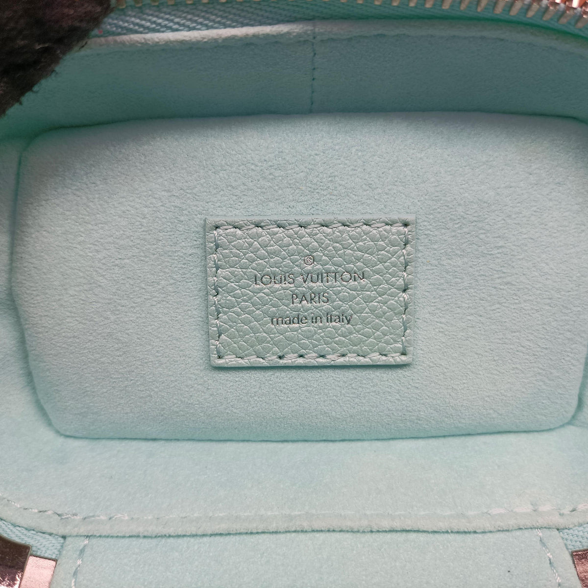 Micro Vanity pearlescent blue Monogram Empreinte M82193 IC Chipマイクロバニティ ブルー モノグラム アンプラント M82193 ICチップ