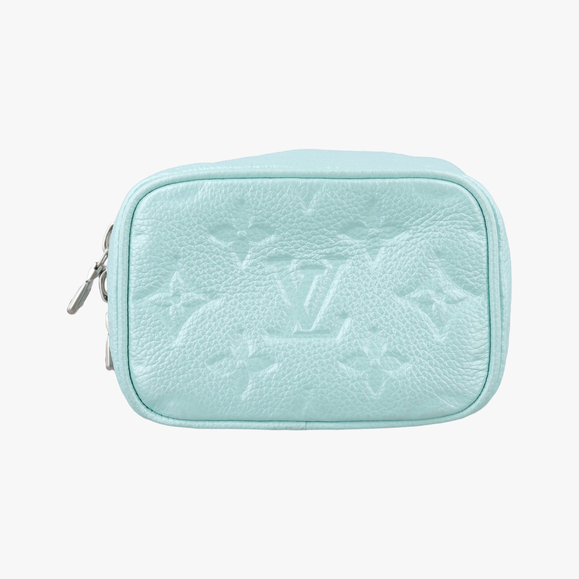 Micro Vanity pearlescent blue Monogram Empreinte M82193 IC Chipマイクロバニティ ブルー モノグラム アンプラント M82193 ICチップ