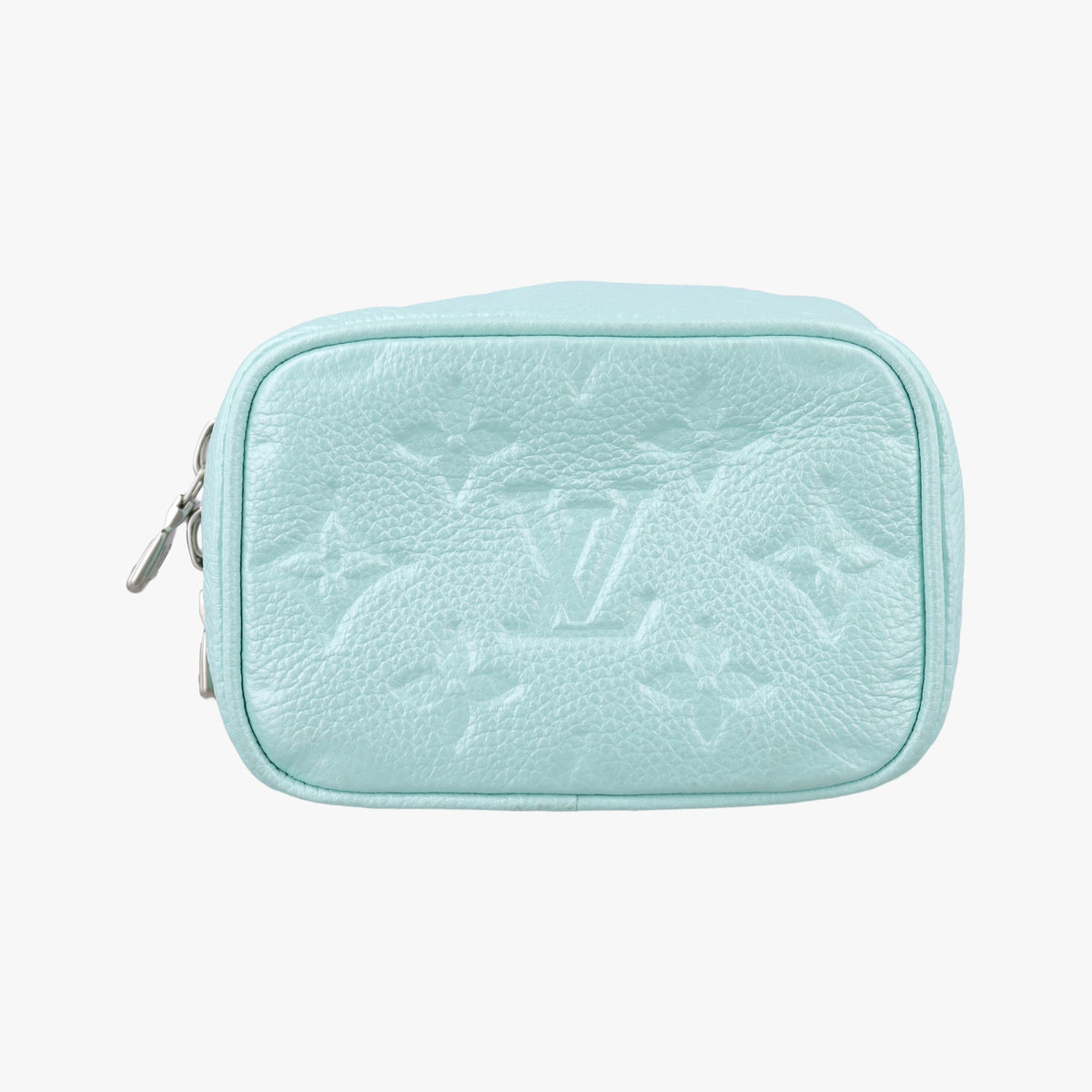 Micro Vanity pearlescent blue Monogram Empreinte M82193 IC Chipマイクロバニティ ブルー モノグラム アンプラント M82193 ICチップ