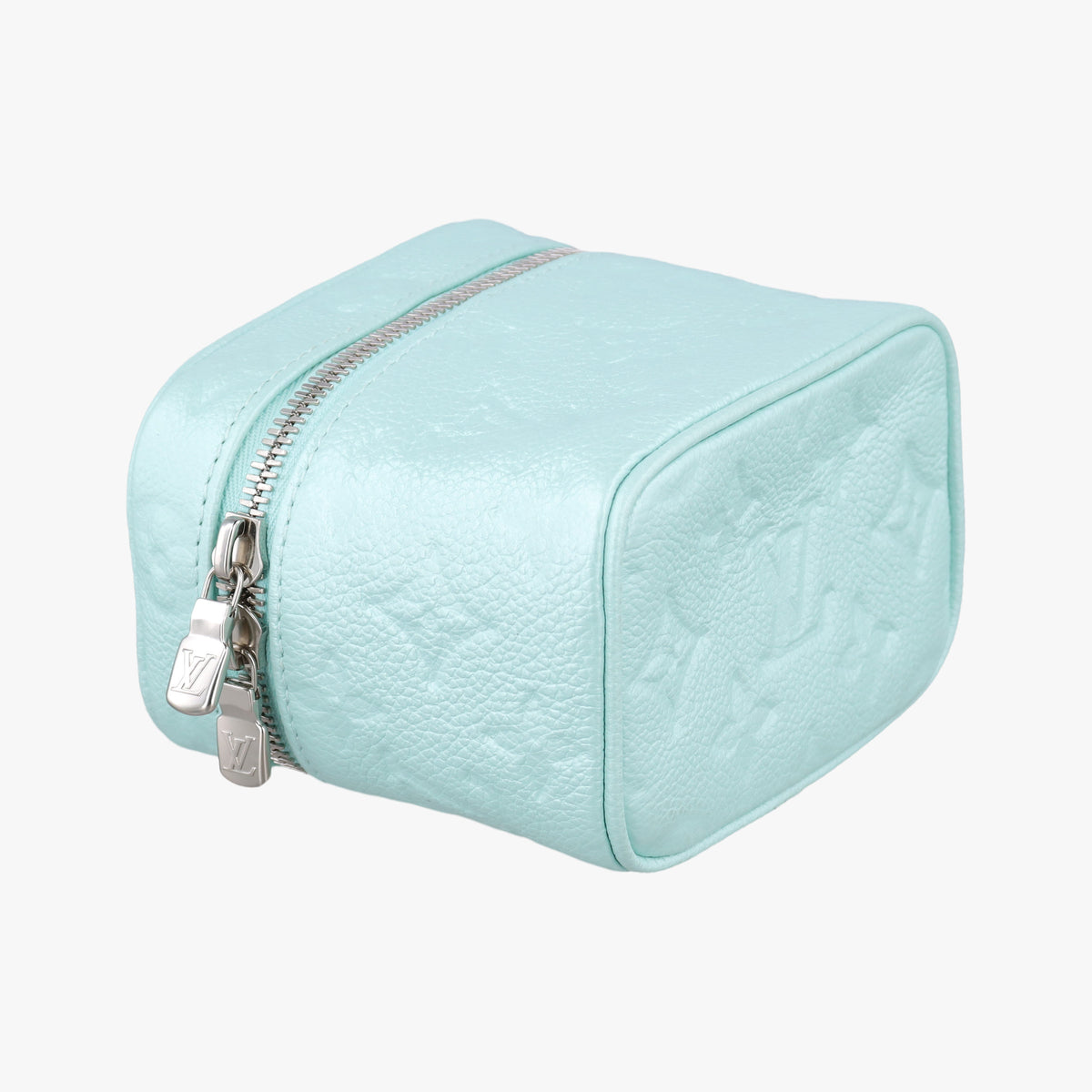 Micro Vanity pearlescent blue Monogram Empreinte M82193 IC Chipマイクロバニティ ブルー モノグラム アンプラント M82193 ICチップ
