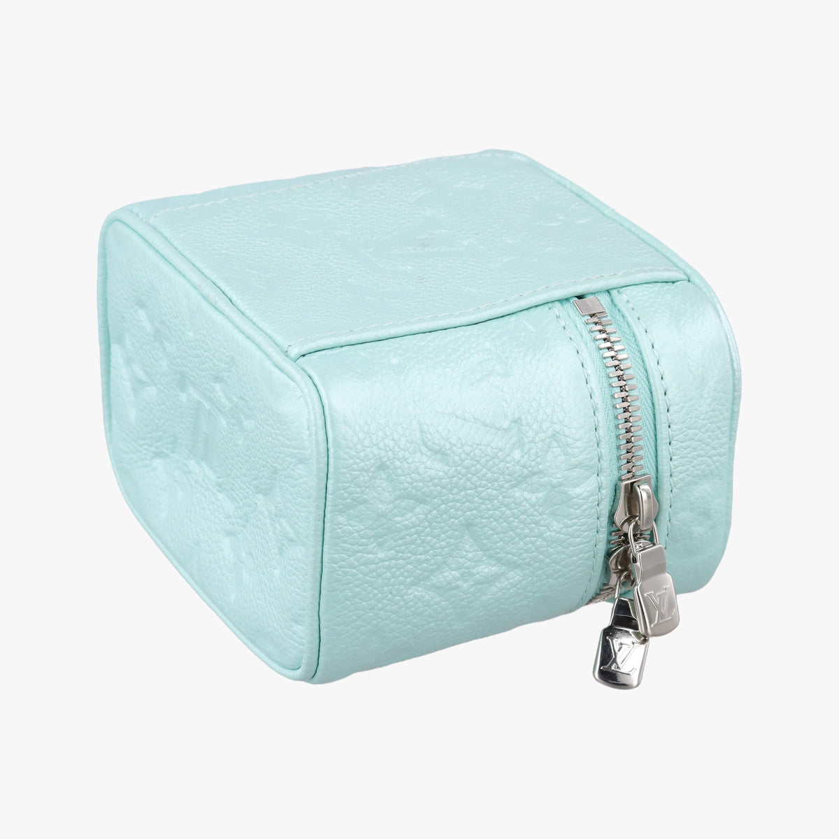 Micro Vanity pearlescent blue Monogram Empreinte M82193 IC Chipマイクロバニティ ブルー モノグラム アンプラント M82193 ICチップ
