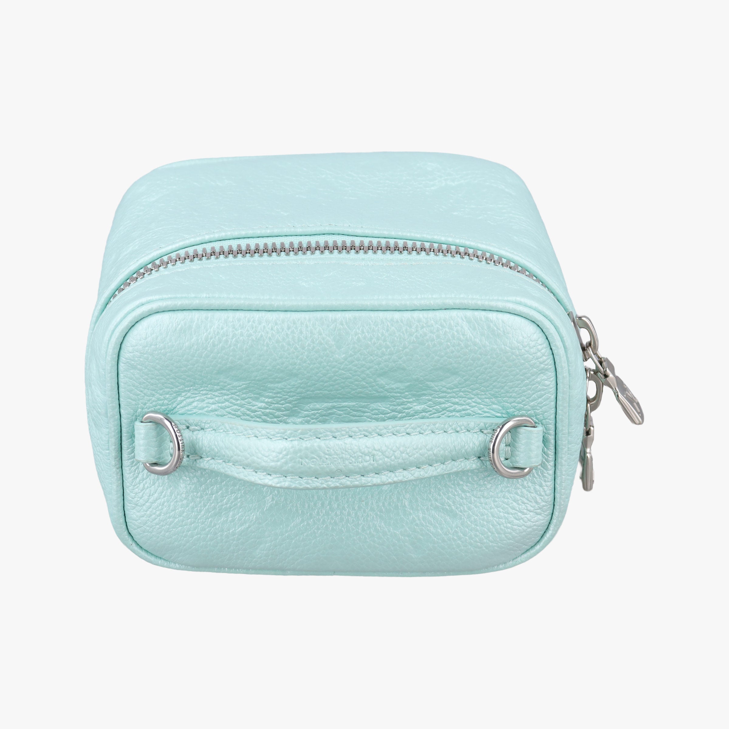 Micro Vanity pearlescent blue Monogram Empreinte M82193 IC Chipマイクロバニティ ブルー モノグラム アンプラント M82193 ICチップ