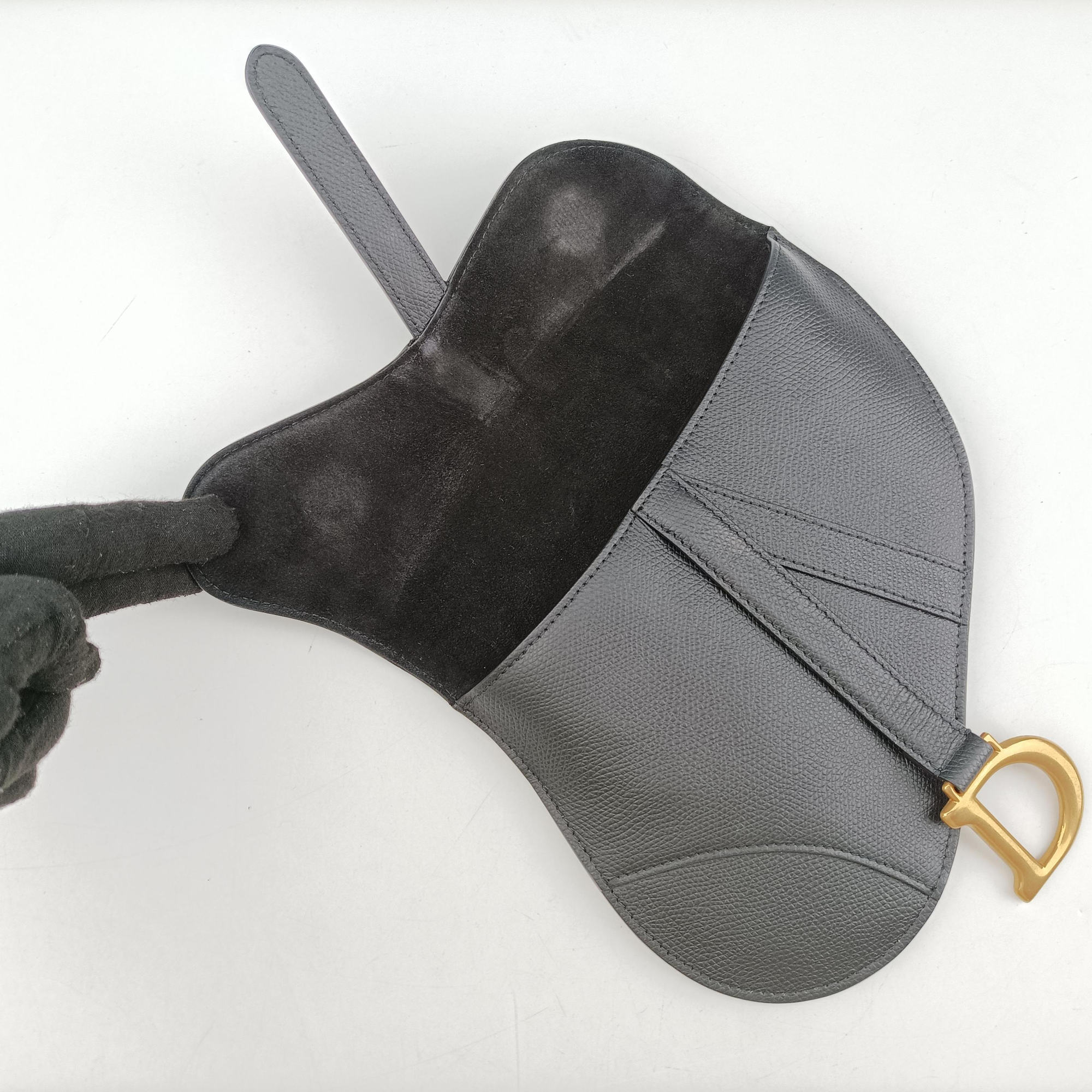 saddle Black leather 50-MA-0189サドル ブラック レザー 50-MA-0189