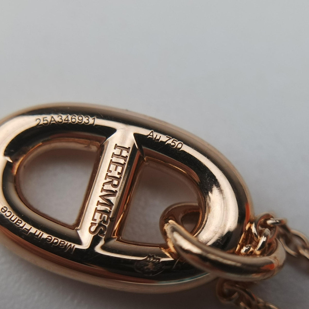 Pendant Farandoule PM Rose golden AU750 25A346931ペンダンティフ ファランドール PM ローズゴールド AU750 25A346931