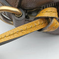 Neo Vintage Messenger beige×brown PVC coated canvas×Leather 476466 C030119682ネオ ヴィンテージ メッセンジャー ベージュ×ブラウン PVCコーティングキャンバス×レザー 476466 C030119682