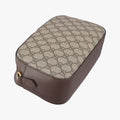 Neo Vintage Messenger beige×brown PVC coated canvas×Leather 476466 C030119682ネオ ヴィンテージ メッセンジャー ベージュ×ブラウン PVCコーティングキャンバス×レザー 476466 C030119682