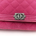 BOY CHANEL Chain Wallet Rose velour A68911 18548208ボーイシャネル チェーンウォレット ローズ レッド ベロア A68911 18548208