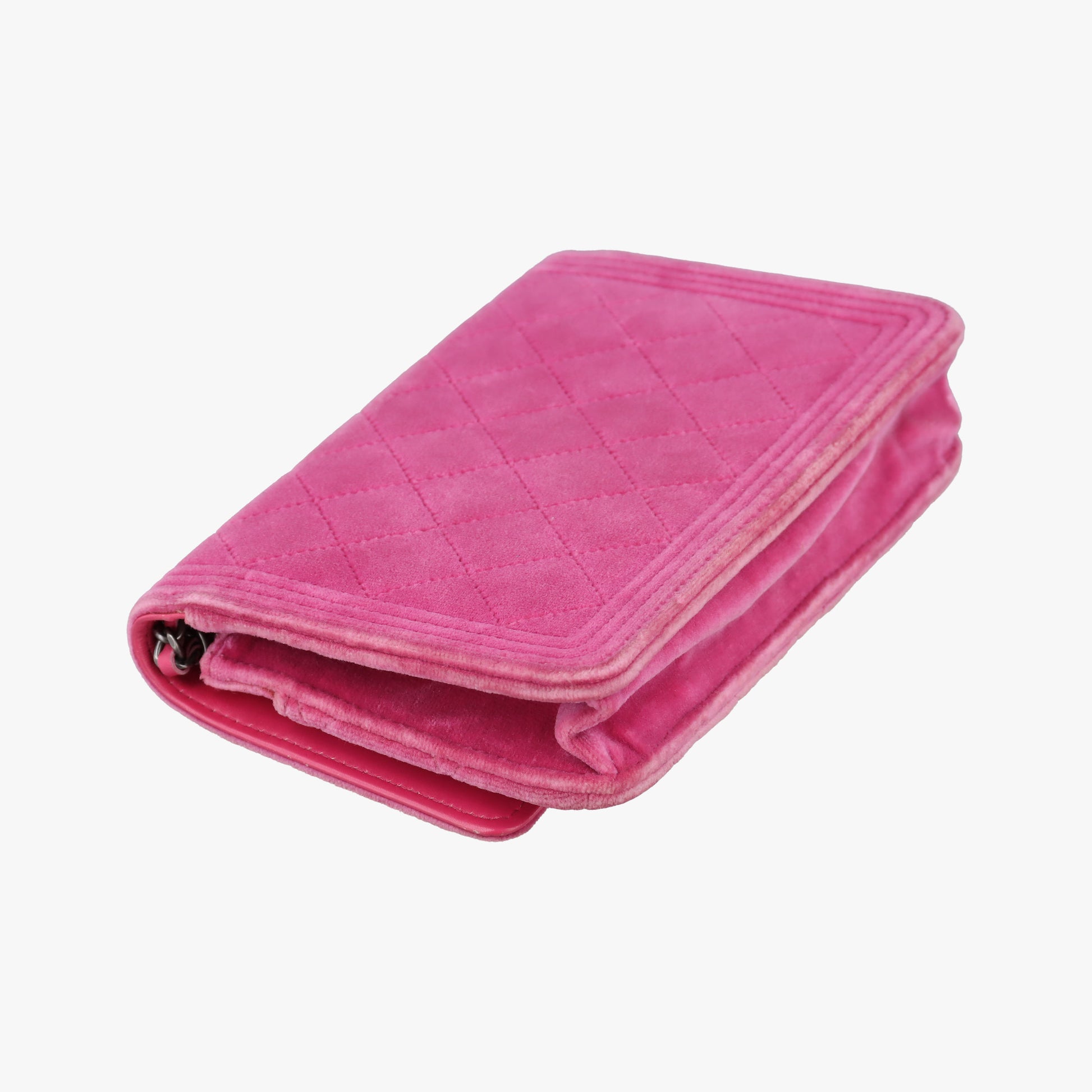 BOY CHANEL Chain Wallet Rose velour A68911 18548208ボーイシャネル チェーンウォレット ローズ レッド ベロア A68911 18548208