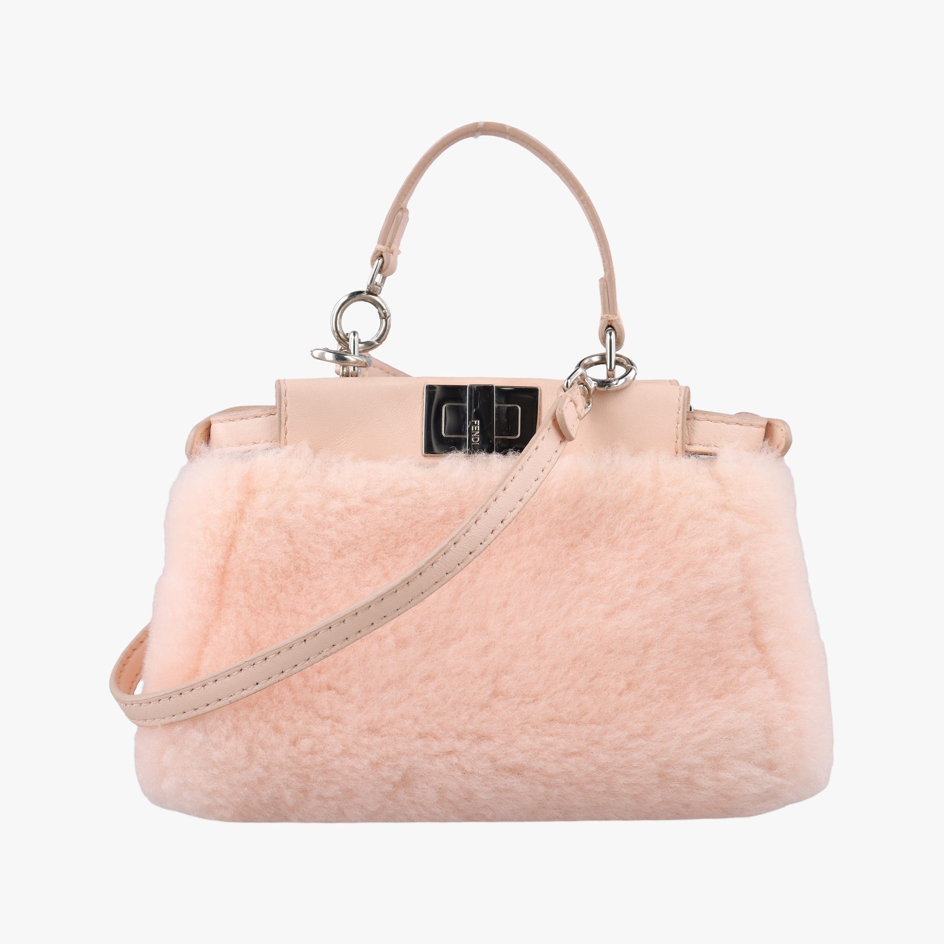 Micro Peekaboo Pink Leather × Pile 8M0355 8M0355-5AY-159-9290マイクロピーカブー ピンク レザー×パイル 8M0355 8M0355-5AY-159-9290