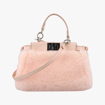 Micro Peekaboo Pink Leather × Pile 8M0355 8M0355-5AY-159-9290マイクロピーカブー ピンク レザー×パイル 8M0355 8M0355-5AY-159-9290