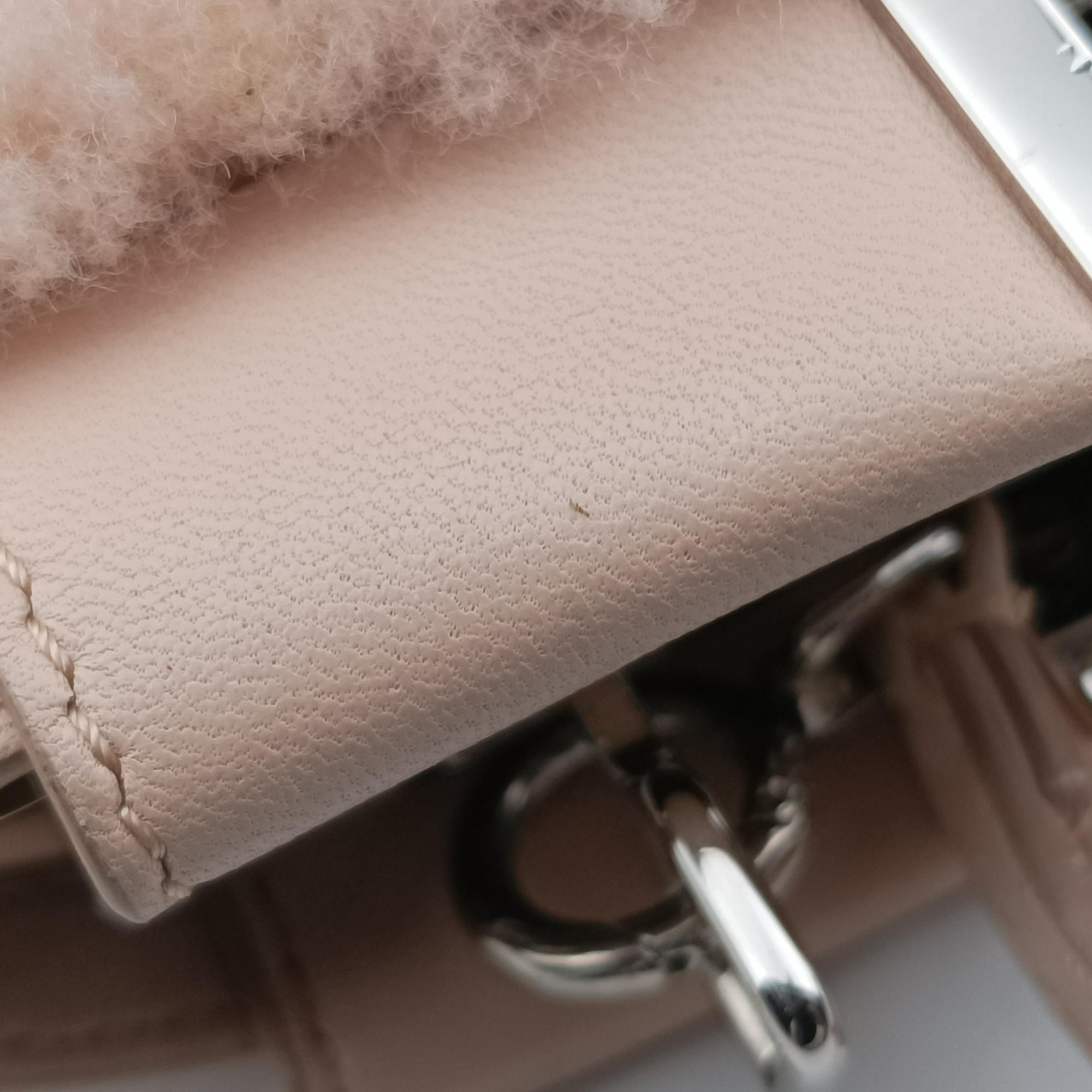 Micro Peekaboo Pink Leather × Pile 8M0355 8M0355-5AY-159-9290マイクロピーカブー ピンク レザー×パイル 8M0355 8M0355-5AY-159-9290