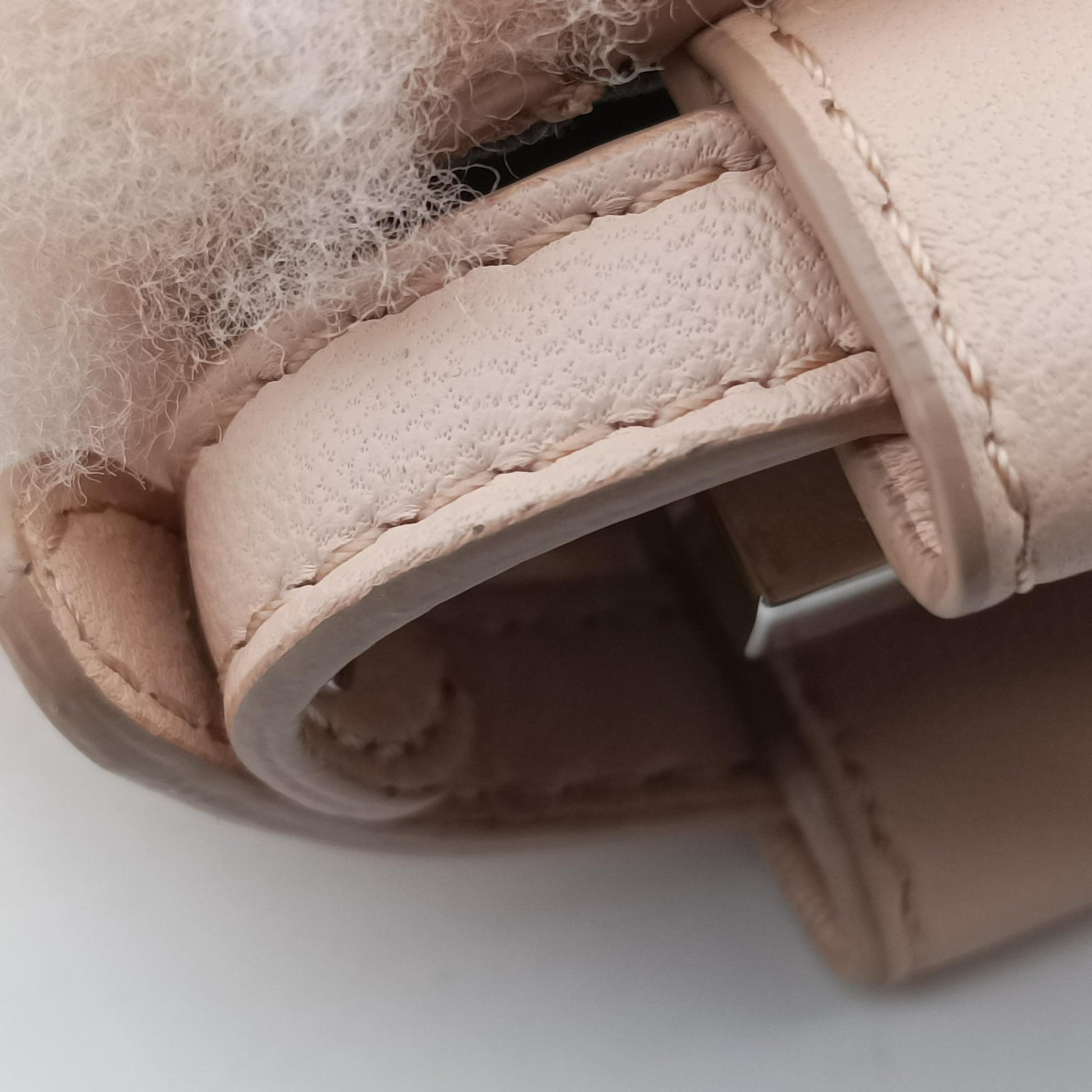 Micro Peekaboo Pink Leather × Pile 8M0355 8M0355-5AY-159-9290マイクロピーカブー ピンク レザー×パイル 8M0355 8M0355-5AY-159-9290