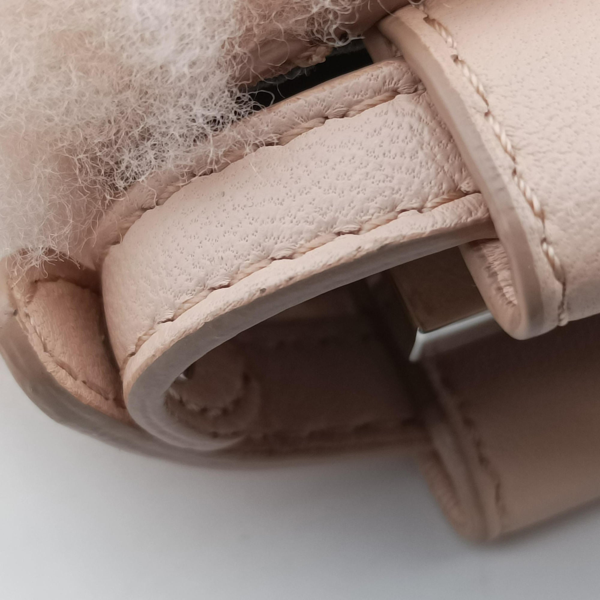 Micro Peekaboo Pink Leather × Pile 8M0355 8M0355-5AY-159-9290マイクロピーカブー ピンク レザー×パイル 8M0355 8M0355-5AY-159-9290
