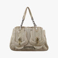 Pre-owned Fendi B Bag Golden Leather 8BN165 handbag | stylenewstar