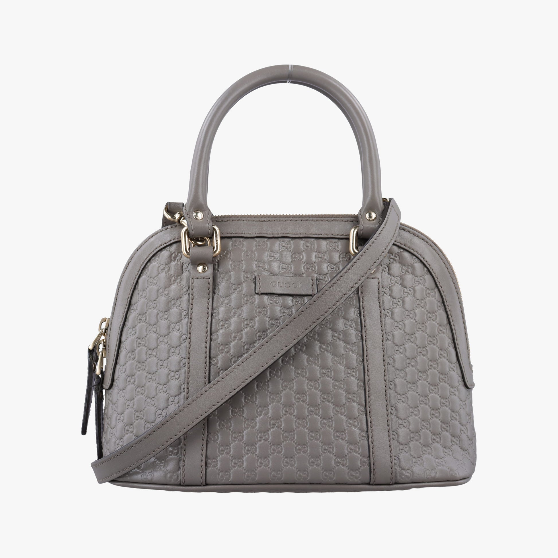 Microguccissima Grey Leather 449654 C025505235マイクログッチシマ グレー レザー 449654 C025505235