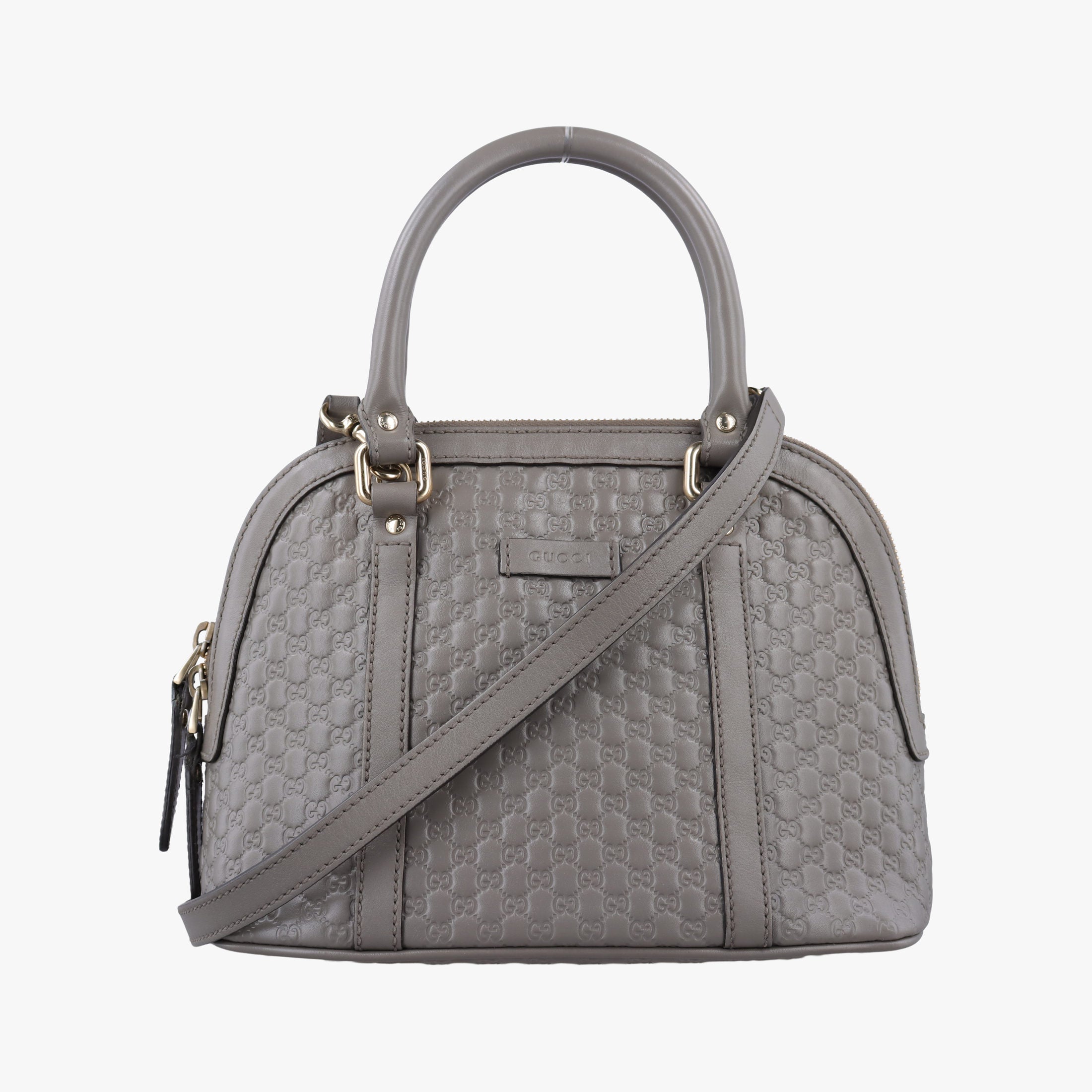 Microguccissima Grey Leather 449654 C025505235マイクログッチシマ グレー レザー 449654 C025505235
