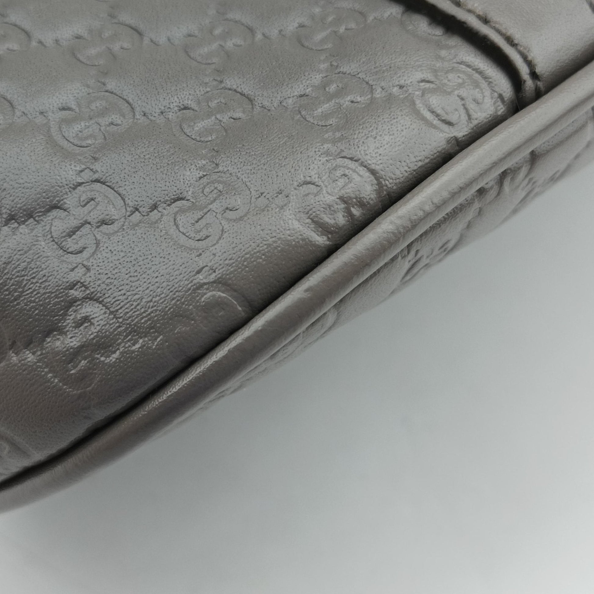 Microguccissima Grey Leather 449654 C025505235マイクログッチシマ グレー レザー 449654 C025505235