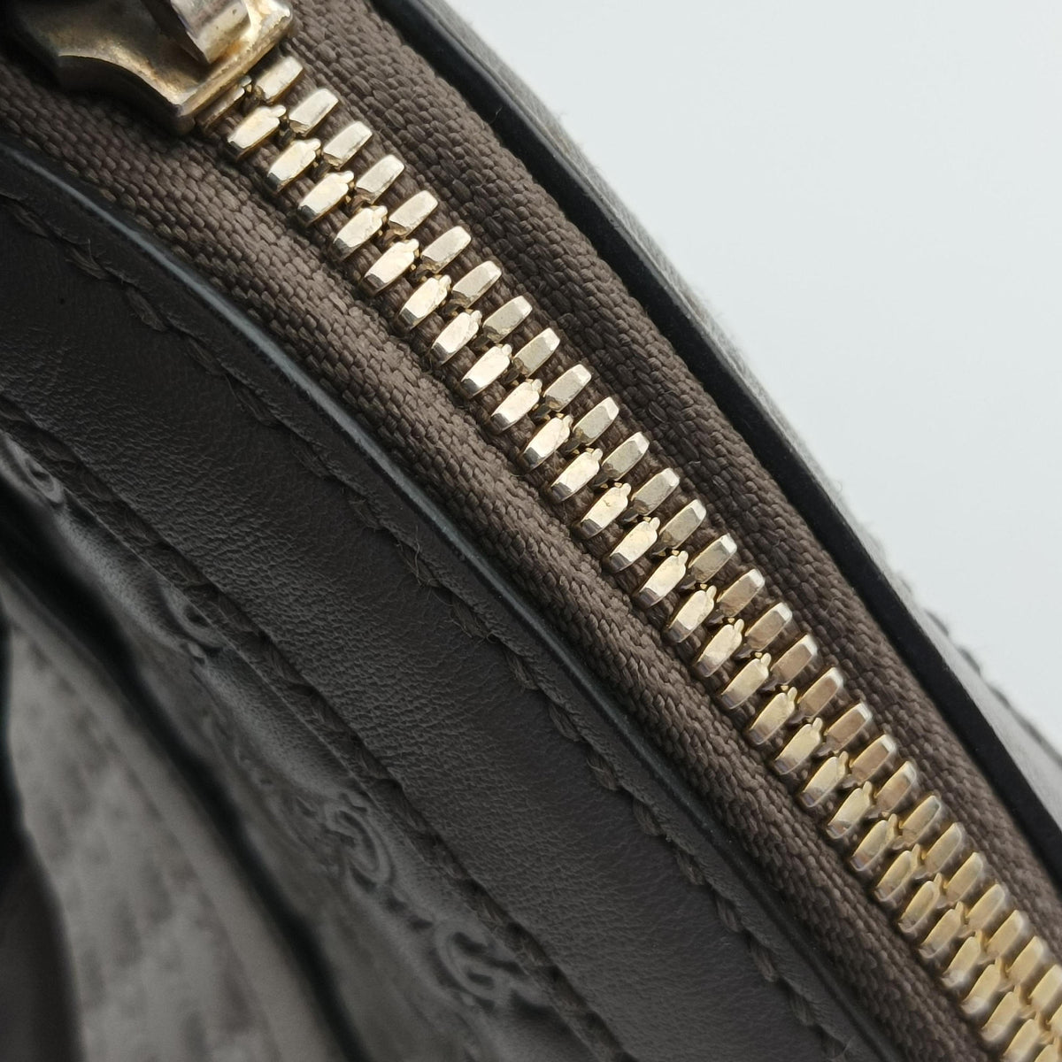 Microguccissima Grey Leather 449654 C025505235マイクログッチシマ グレー レザー 449654 C025505235