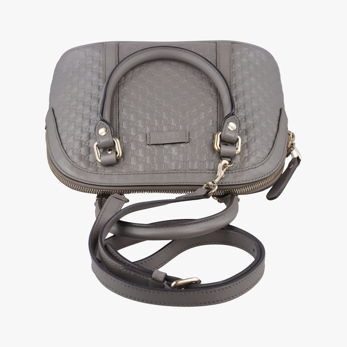 Microguccissima Grey Leather 449654 C025505235マイクログッチシマ グレー レザー 449654 C025505235