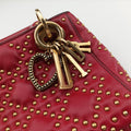 Lady Dior Red Leather 04-MA-0177レディディオール レッド レザー 04-MA-0177