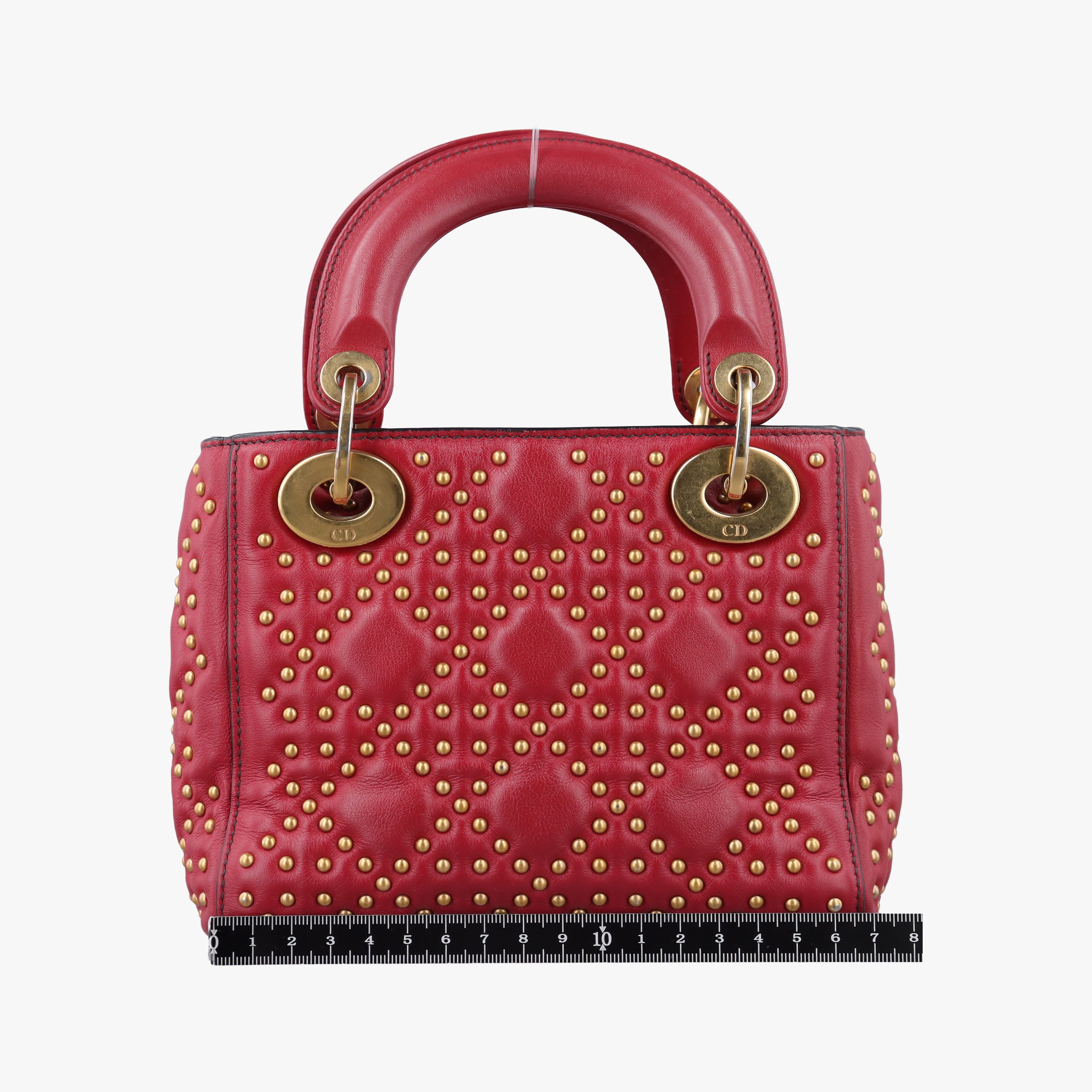 Lady Dior Red Leather 04-MA-0177レディディオール レッド レザー 04-MA-0177