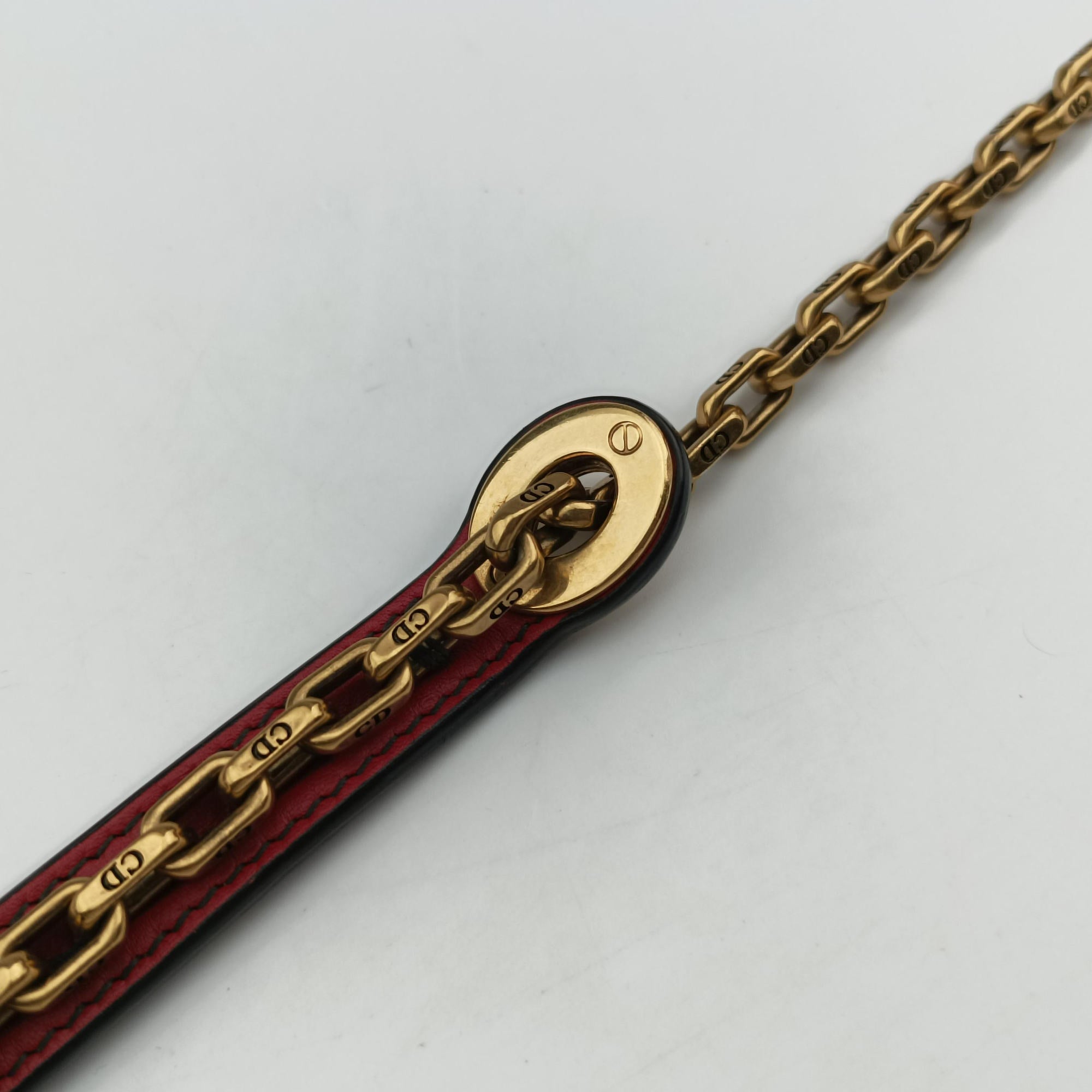 Lady Dior Red Leather 04-MA-0177レディディオール レッド レザー 04-MA-0177