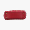 Lady Dior Red Leather 04-MA-0177レディディオール レッド レザー 04-MA-0177
