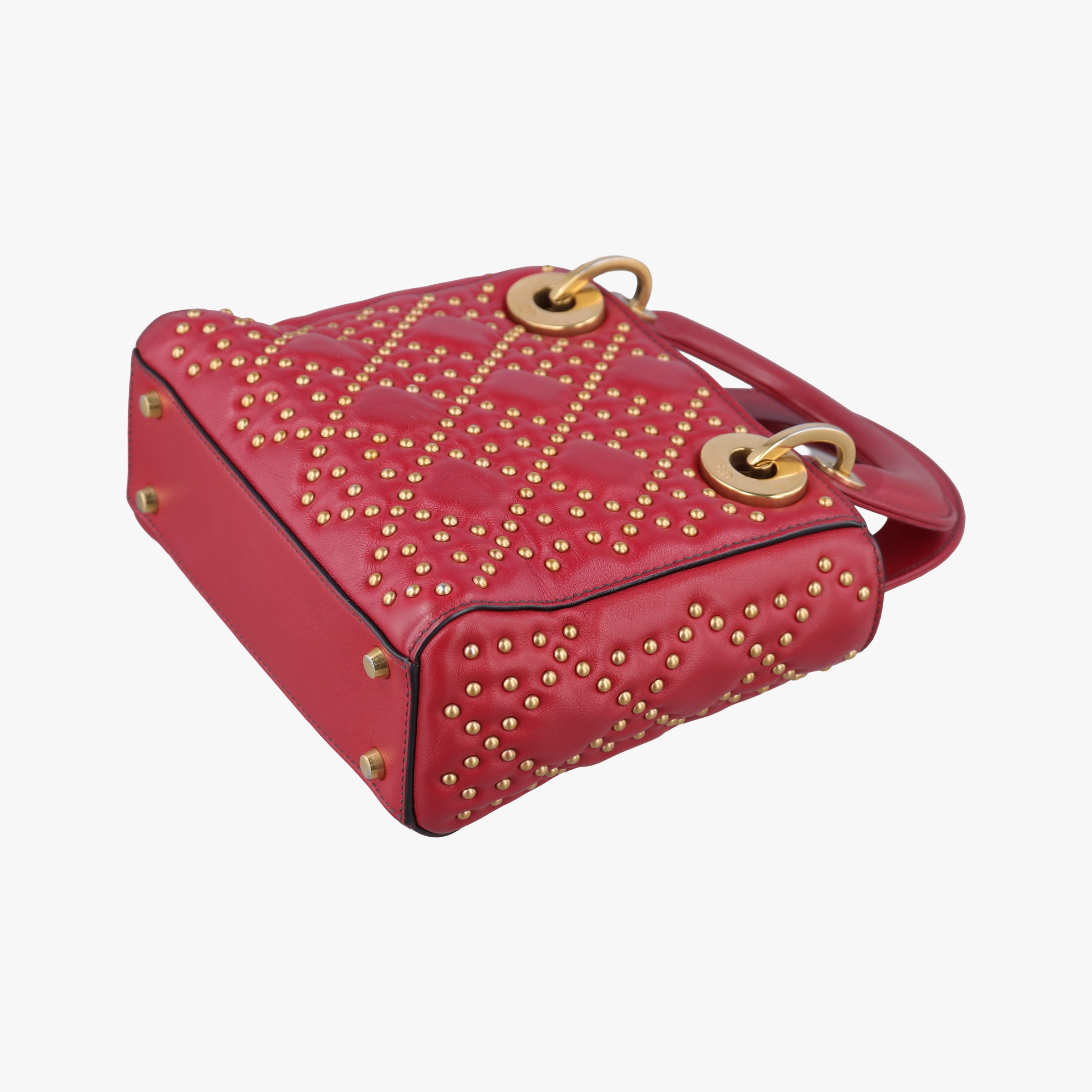 Lady Dior Red Leather 04-MA-0177レディディオール レッド レザー 04-MA-0177