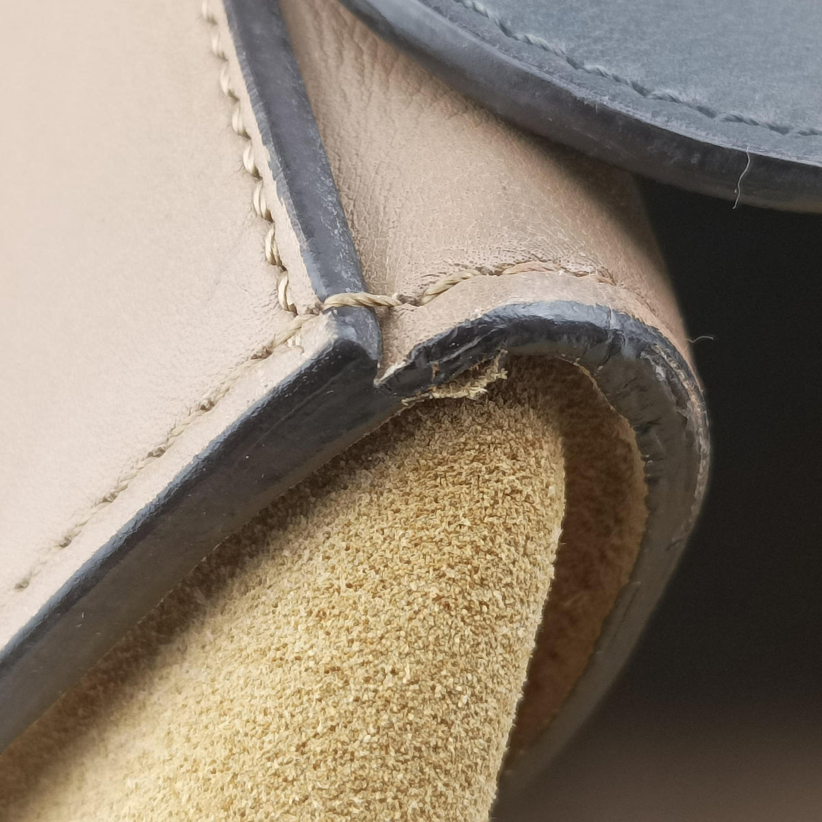 Trapeze Beige× Gray×brown Suede × leather U-CU-0112トラペーズミディアム ベージュ×グレー×ブラウン スエード×レザー U-CU-0112